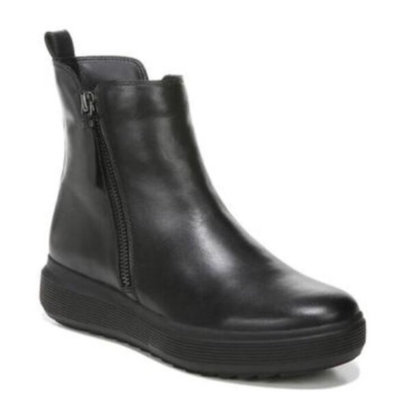 NEW Naturalizer Womens Talise Leather Ankle Boot sz 7 black - Picture 1 of 1